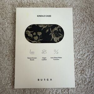Burga Black and Gold Kindle Case